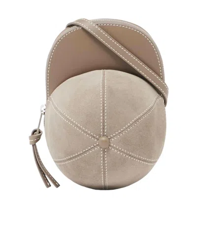 Jw Anderson Medium Cap Crossbody Bag In Nude