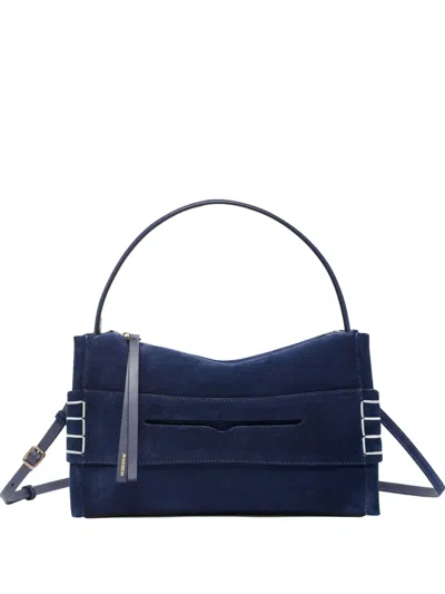 Jw Anderson Medium Loafer Shoulder Bag In Blue