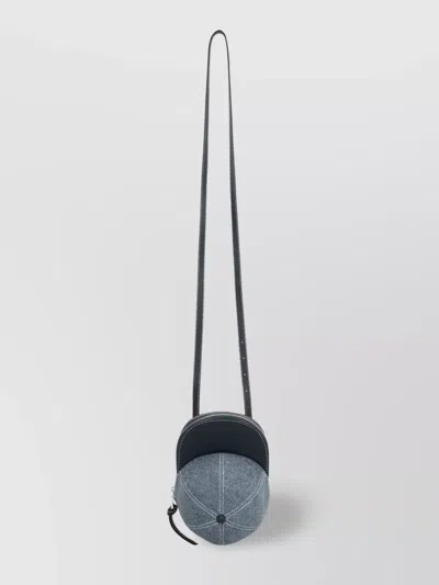 Jw Anderson Medium Round Denim Shoulder Bag Crossbody