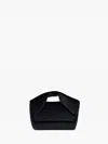 Jw Anderson Medium Twister Velvet Tote Bag