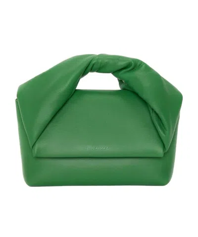 Jw Anderson Medium Twister Crossbody Bag In Green