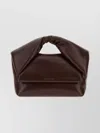 Jw Anderson Chocolate Nappa Leather Medium Twister Handbag