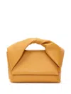 Jw Anderson Medium Twister Leather Shoulder Bag In Brown