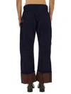 Jw Anderson J.w.anderson 'turn Up Twisted Workwear' Jeans In Blue