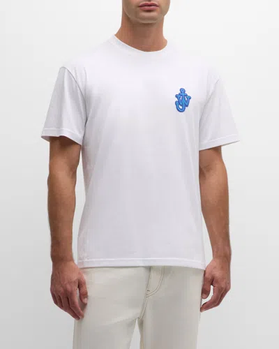 JW ANDERSON MEN'S ANCHOR PATCH T-SHIRT