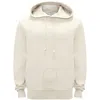 Jw Anderson Men's Logo-embroidered Cotton Hoodie In Beige
