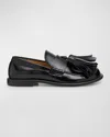 Jw Anderson Tassel-detail Moccasins In Black