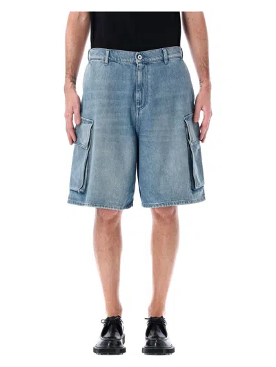 JW ANDERSON MEN'S CARGO DENIM SHORTS