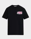 Jw Anderson Jwa Lace Trim T-shirt In Black