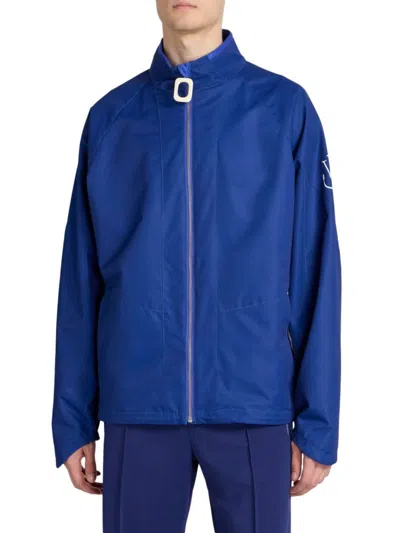 Jw Anderson Men's Jwa Puller Track Jacket In Blue