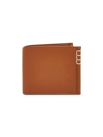 Jw Anderson Men's Loafer Bifold Wallet In Brown