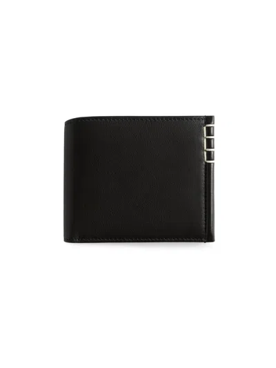 Jw Anderson Men's Loafer Folding Card Holder In Black