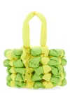 Jw Anderson Men's Small Woven Tote Bag In Green