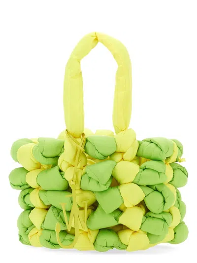 JW ANDERSON MEN'S SMALL WOVEN TOTE BAG