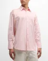 JW ANDERSON MEN'S SPORT SHIRT WITH SATIN INSERTS