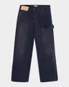 Jw Anderson Navy Twisted Workwear Jeans