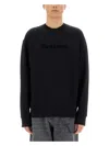 Jw Anderson Men Sweatshirt With Logo In Black