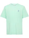 Jw Anderson Men T-shirt With Embroidery In Green