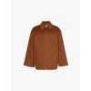 Jw Anderson J.w.anderson 'wire Puller' Short Coat In Tobacco