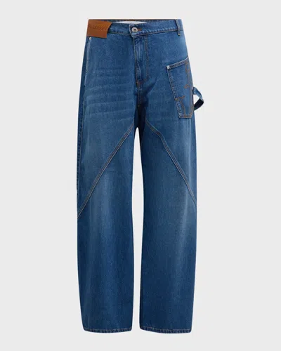 JW ANDERSON MEN'S TWISTED WORKWEAR JEANS