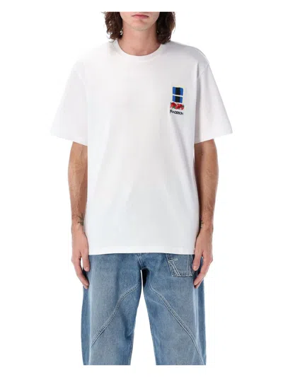 JW ANDERSON MEN'S WINDOW EMBROIDERED T-SHIRT