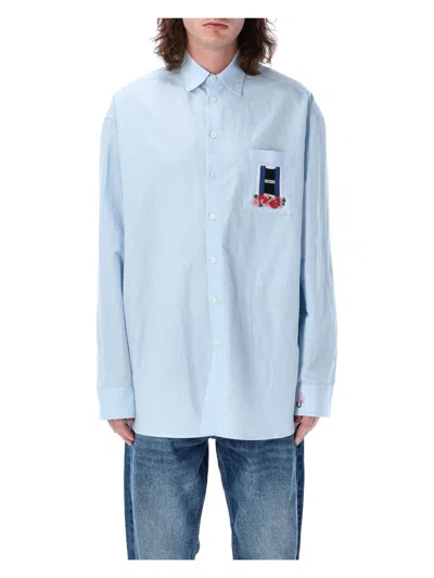 JW ANDERSON MEN'S WINDOW EMBROIDERY SHIRT