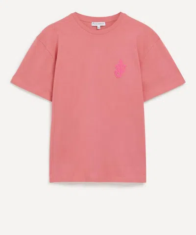 Jw Anderson Mens Anchor Patch T-shirt