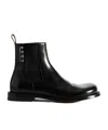 Jw Anderson Loafer Ankle Boots Round Toe Pull Tab In Black