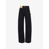 Jw Anderson Twisted Jeans In Black