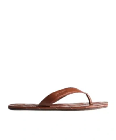 Jw Anderson Leather Thong Slippers Flat Sole Casual In Multi