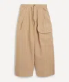 Jw Anderson Relaxed Cargo Trousers Beige
