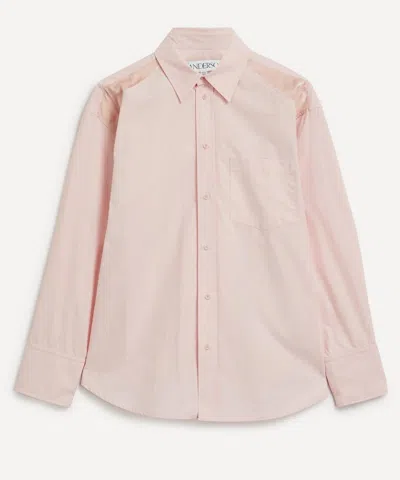 Jw Anderson Mens Satin Insert Shirt