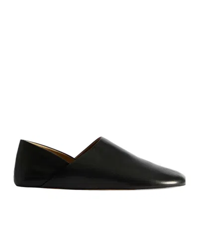 JW ANDERSON MENS SLIPPER MULES IN BLACK