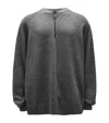 Jw Anderson Merino Embellished Sweater In Grey