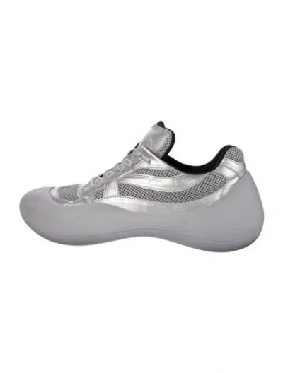 Pre-owned Jw Anderson Mesh Sneakers In Gray