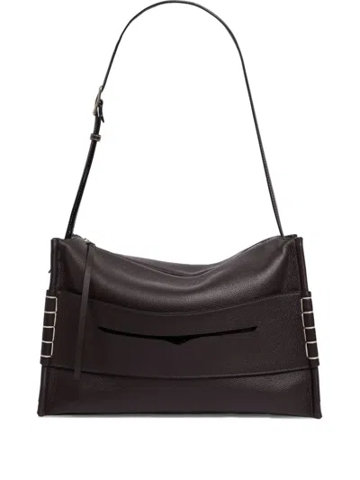 Jw Anderson Messenger Leather Shoulder Bag In Brown