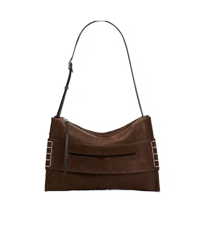 Jw Anderson Messenger Loafer Bag In Brown