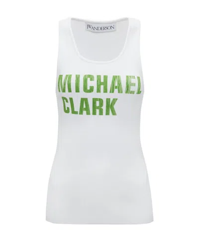 Jw Anderson Michael Clark Tank Top In White