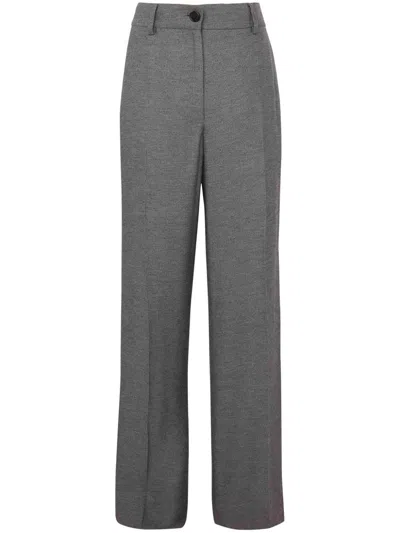 Jw Anderson Mid-rise Tailored Trousers In Grey