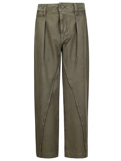JW ANDERSON MID-RISE TROUSERS WITH PLEATS