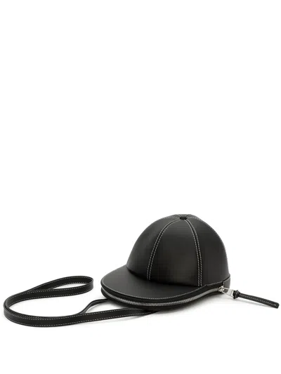Jw Anderson Midi Cap Crossbody Bag In Black