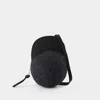 JW ANDERSON MIDI CAP HOBO BAG - J.W. ANDERSON - GREY DENIM - LEATHER