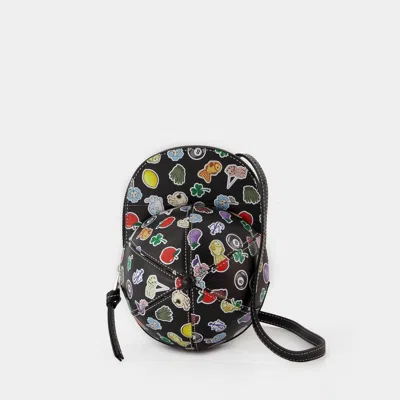 Jw Anderson J.w. Anderson Midi Cap Hobo Bag In Black
