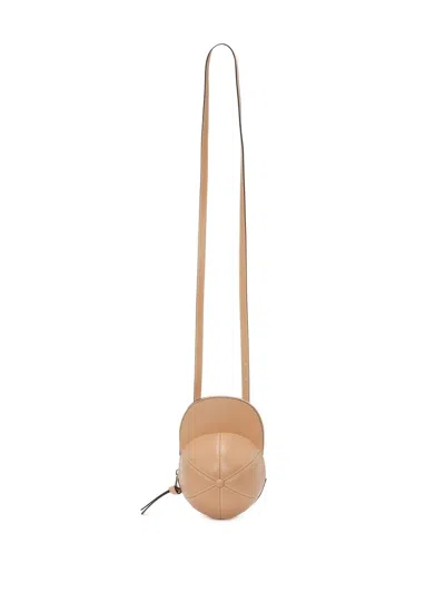 Jw Anderson Medium Cap Bag - Leather Cross Body Bag In Nude