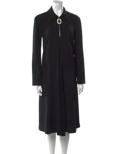 Pre-owned Jw Anderson Midi Length Dress In Black