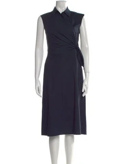 Pre-owned Jw Anderson Midi Length Dress In Blue