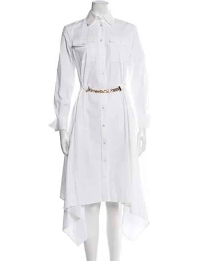 Pre-owned Jw Anderson Midi Length Dress W/ Tags In White