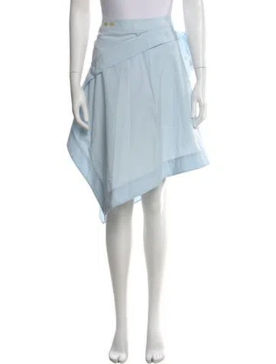 Pre-owned Jw Anderson Midi Length Skirt In Blue