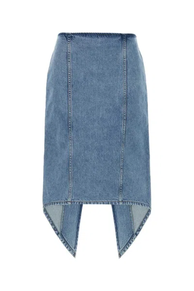 Jw Anderson Midi Skirt In Blue