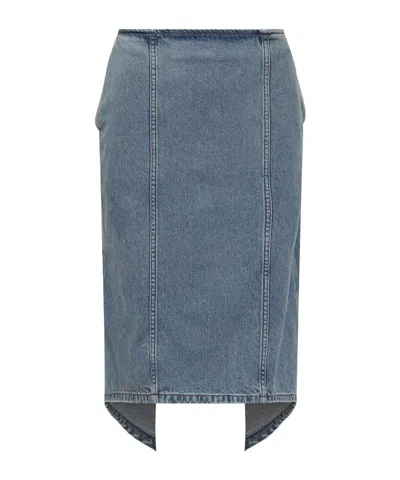 JW ANDERSON JW ANDERSON REAR SLIT MIDI SKIRT